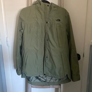 The North Face rain jacket
